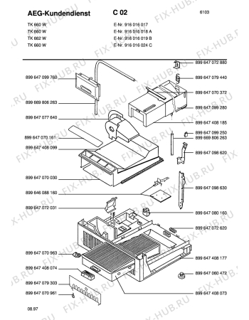 Взрыв-схема стиральной машины Blomberg TK 660-W 41016601 - Схема узла Section3